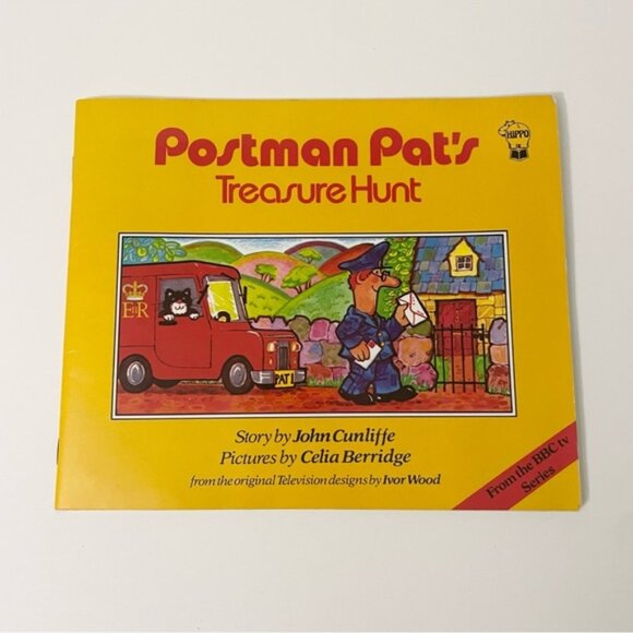 Vintage Postman Pat's Treasure Hunt Book - Picture 1 of 12